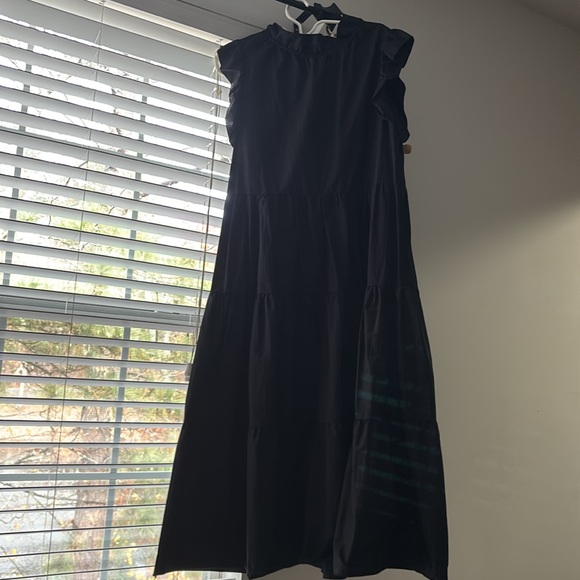 Chepe 🇮🇹 black maxi dress size L - Picture 1 of 5